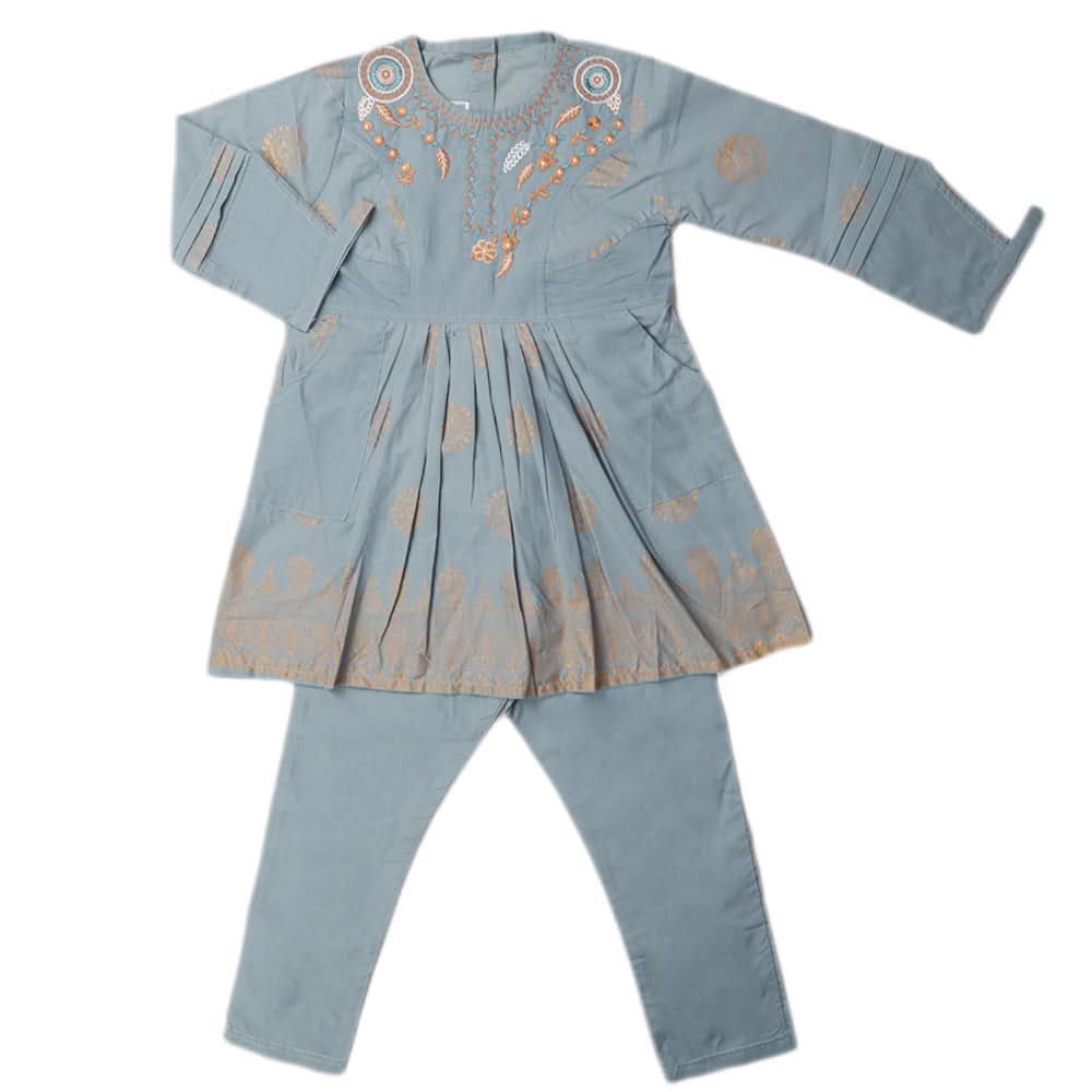 Girls Pajama Suit - Sea Green, Kids, Girls Sets And Suits, Chase Value, Chase Value