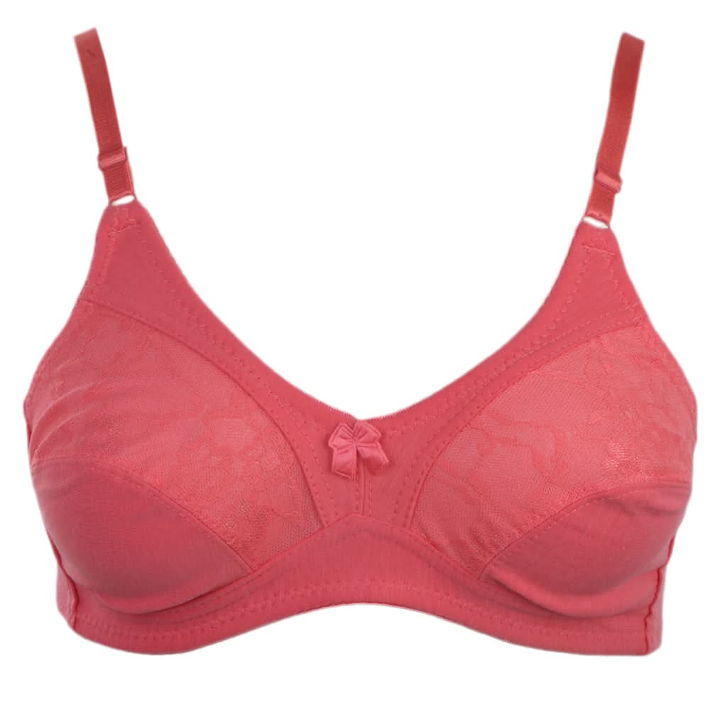 Women's Cotton Bra - Pink, Women, Bras, Chase Value, Chase Value