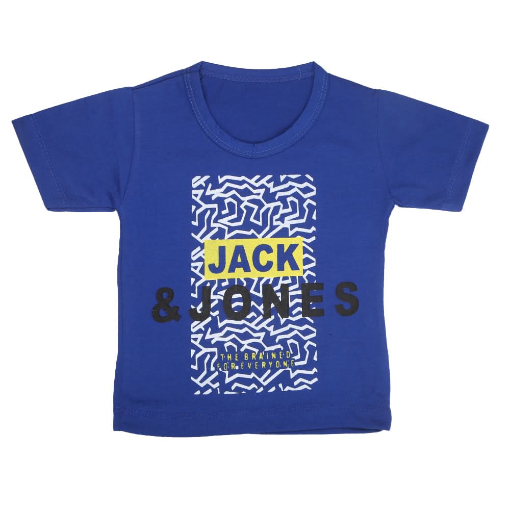 Boys Half Sleeves T-Shirt - Royal Blue, Kids, Boys T-Shirts, Chase Value, Chase Value