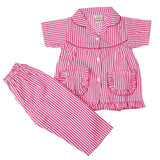 Girls Half Sleeves Sleeping Suit - Dark Pink, Kids, Girls Sets And Suits, Chase Value, Chase Value