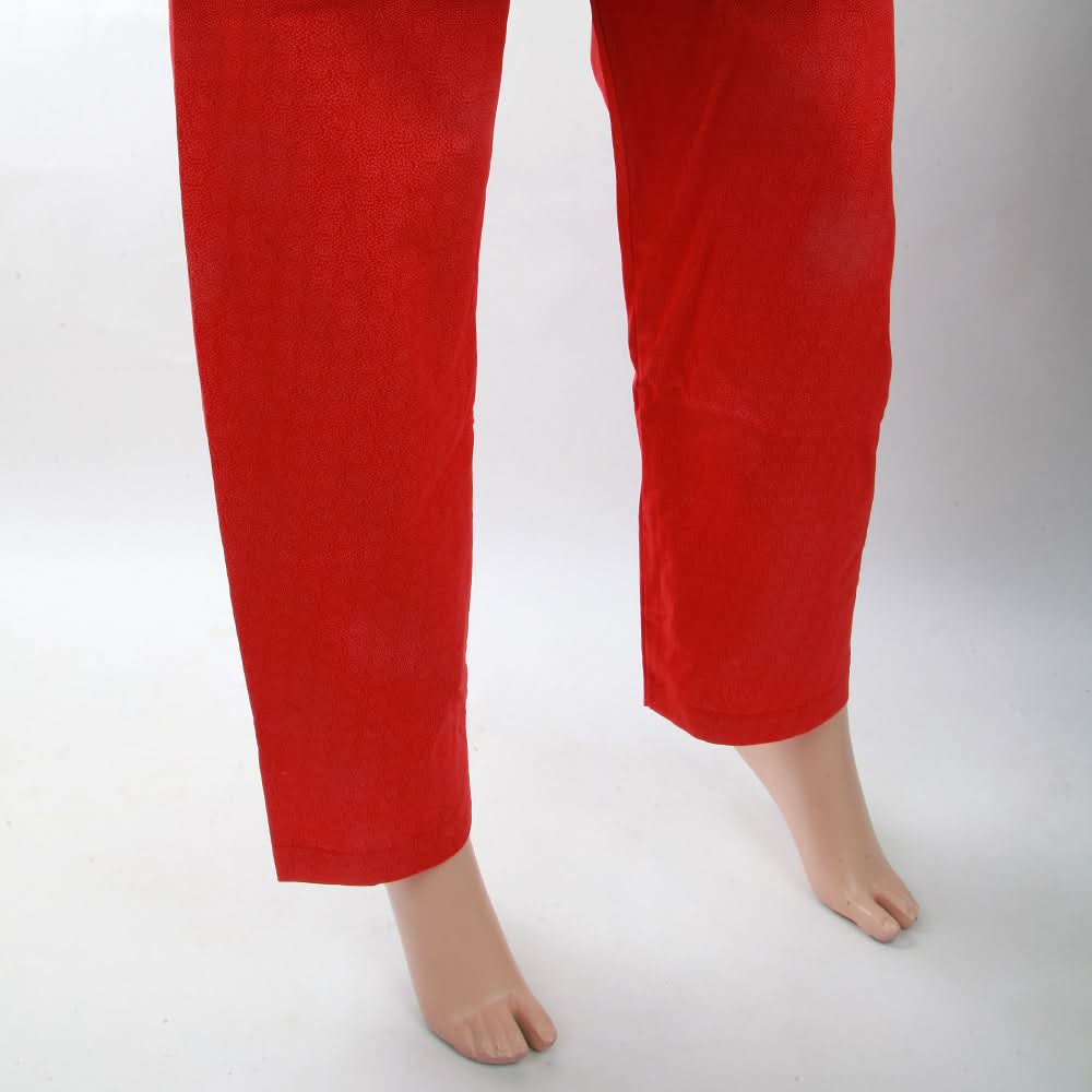 Women's Printed Trouser - Red, Women, Pants & Tights, Chase Value, Chase Value