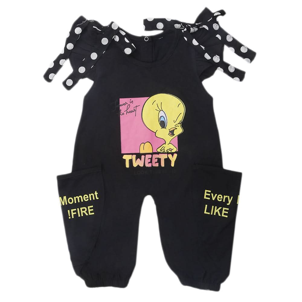 Girls Jump Suit - Black, Kids, Girls Sets And Suits, Chase Value, Chase Value