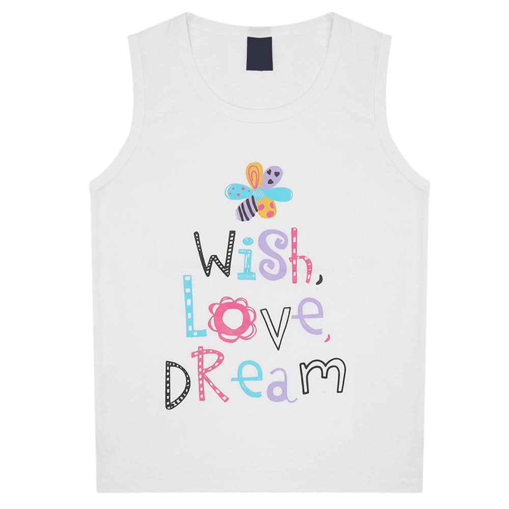 Girls Sando - White, Girls T-Shirts, Chase Value, Chase Value