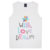 Girls Sando - White, Girls T-Shirts, Chase Value, Chase Value