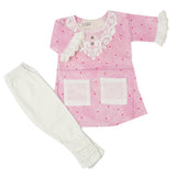 Newborn Girls Half Sleeves Suit - Pink, Kids, Newborn Girls Sets And Suits, Chase Value, Chase Value