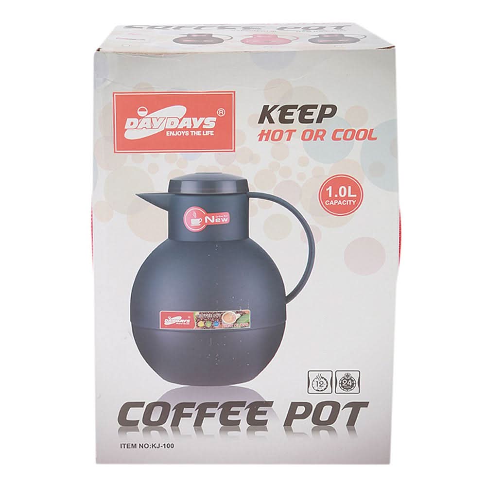 Day Days Coffee Pot 1.0 Liters - Dark Grey, Home & Lifestyle, Glassware & Drinkware, Chase Value, Chase Value
