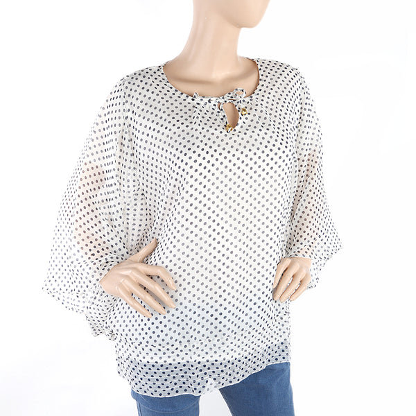 Women's Western Top Poncho Style - Navy Blue, Women, T-Shirts And Tops, Chase Value, Chase Value