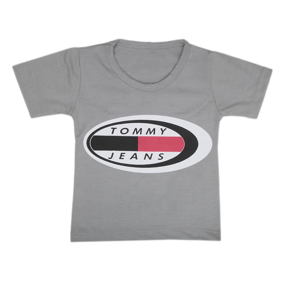 Boys Half Sleeves T-Shirt - Grey, Kids, Boys T-Shirts, Chase Value, Chase Value