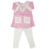 Newborn Girls Half Sleeves Suit - Pink, Kids, Newborn Girls Sets And Suits, Chase Value, Chase Value