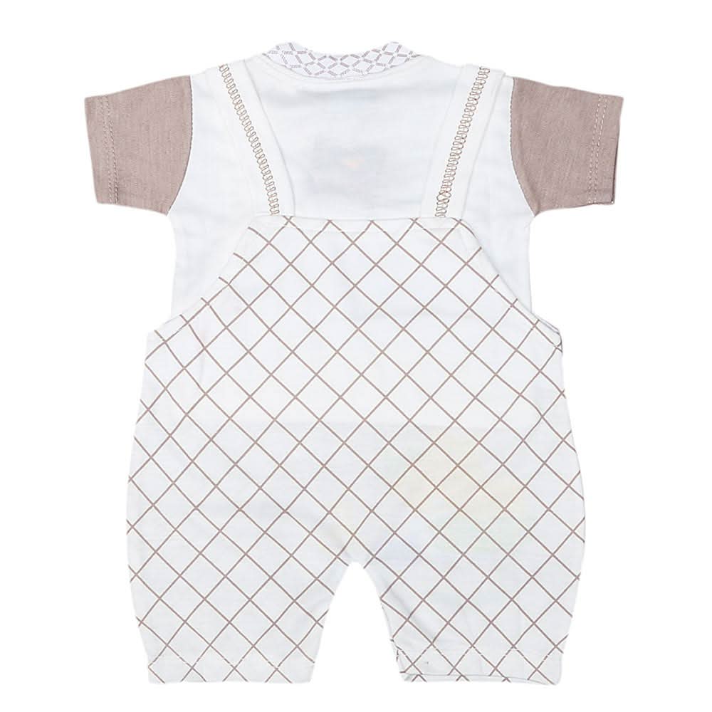 Newborn Boys Romper - Brown, Kids, NB Boys Rompers, Chase Value, Chase Value