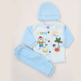 Newborn Boy Full Sleeves Polar Suit 10350 - Blue, Kids, NB Boys Sets And Suits, Chase Value, Chase Value