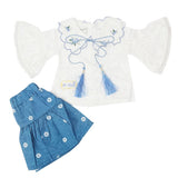 Newborn Girls Half Sleeves Suit - Blue, Kids, Newborn Girls Sets And Suits, Chase Value, Chase Value