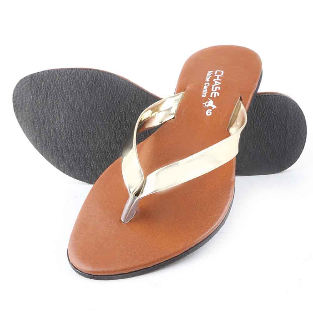 Women's Slipper (R81) - Golden, Women, Slippers, Chase Value, Chase Value