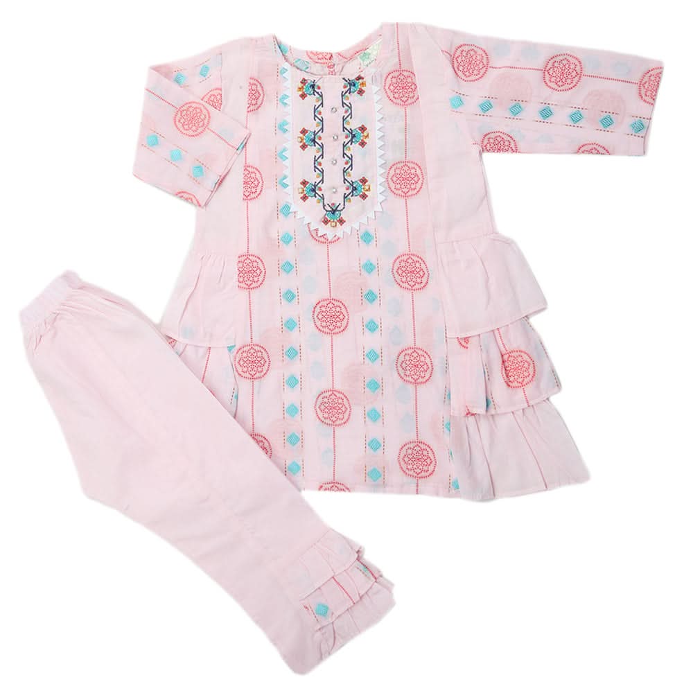 Girls Pajama Suit - Pink, Kids, Girls Sets And Suits, Chase Value, Chase Value
