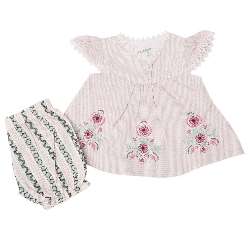Newborn Girls Half Sleeves Suit - Pink, Kids, Newborn Girls Sets And Suits, Chase Value, Chase Value