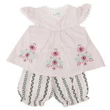 Newborn Girls Half Sleeves Suit - Pink, Kids, Newborn Girls Sets And Suits, Chase Value, Chase Value