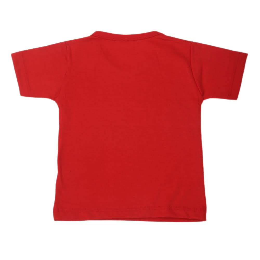 Boys Half Sleeves T-Shirt - Red, Kids, Boys T-Shirts, Chase Value, Chase Value