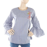Women's Embroidery Western Top - Navy Blue, Women, T-Shirts And Tops, Chase Value, Chase Value