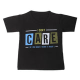 Boys Half Sleeves T-Shirt - Black, Kids, Boys T-Shirts, Chase Value, Chase Value