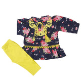Newborn Girls Half Sleeves Suit - Yellow, Kids, Newborn Girls Sets And Suits, Chase Value, Chase Value