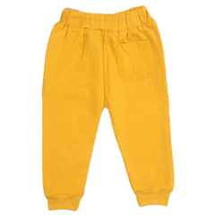 Girls Terry Trouser - Yellow, Girls Tights Leggings & Pajama, Chase Value, Chase Value