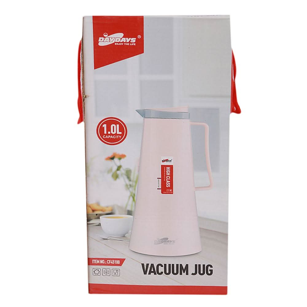 Vacuum Flask Thermos Jug 1.0 Liters - Pink, Home & Lifestyle, Glassware & Drinkware, Chase Value, Chase Value