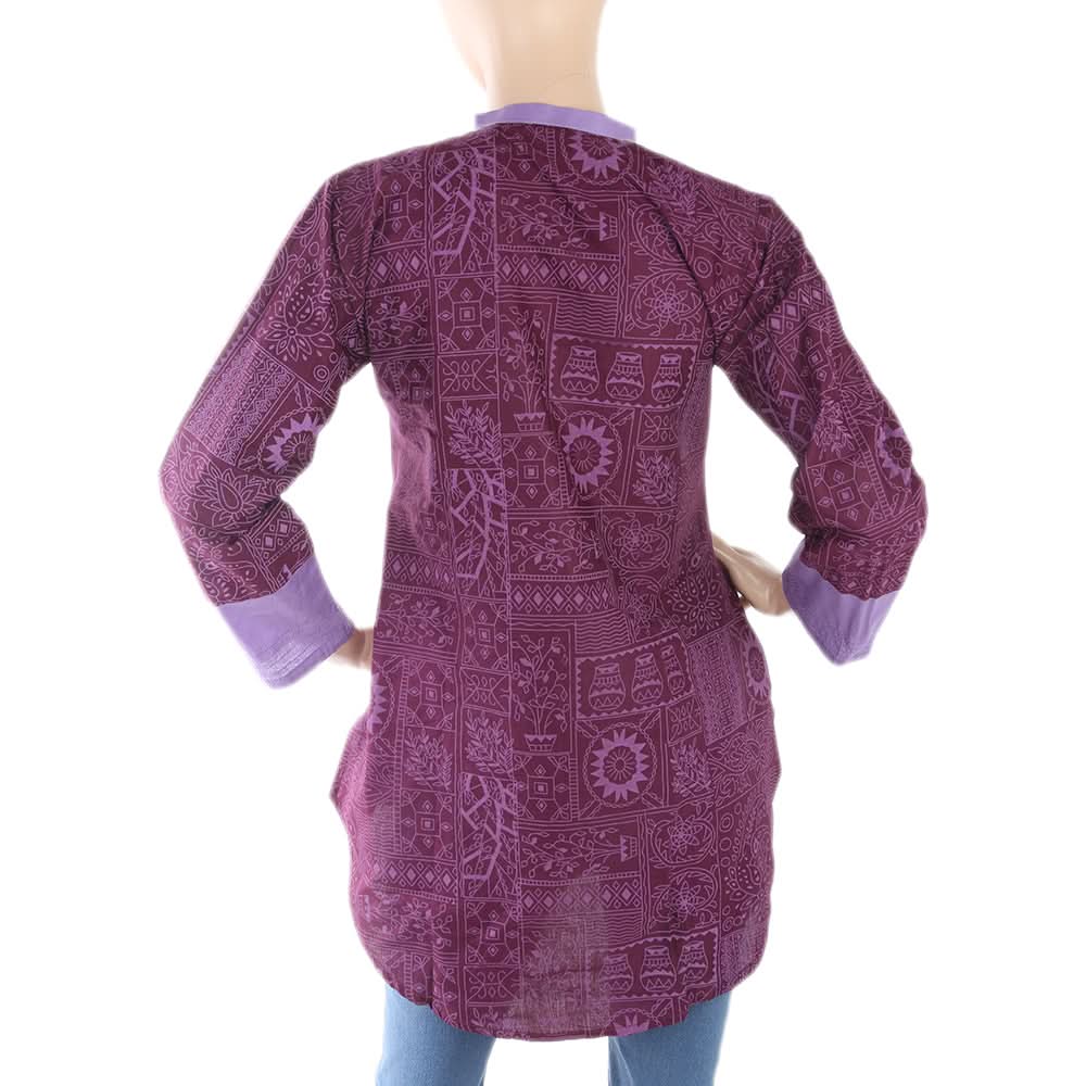 Women's Casual Shirt - Purple, Women, T-Shirts And Tops, Chase Value, Chase Value