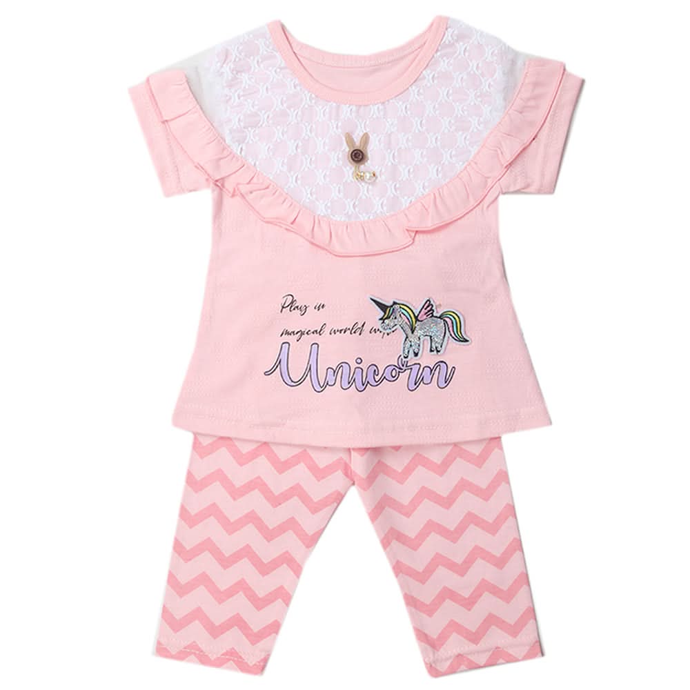 Girls Pajama Suits - Pink, Kids, Girls Sets And Suits, Chase Value, Chase Value