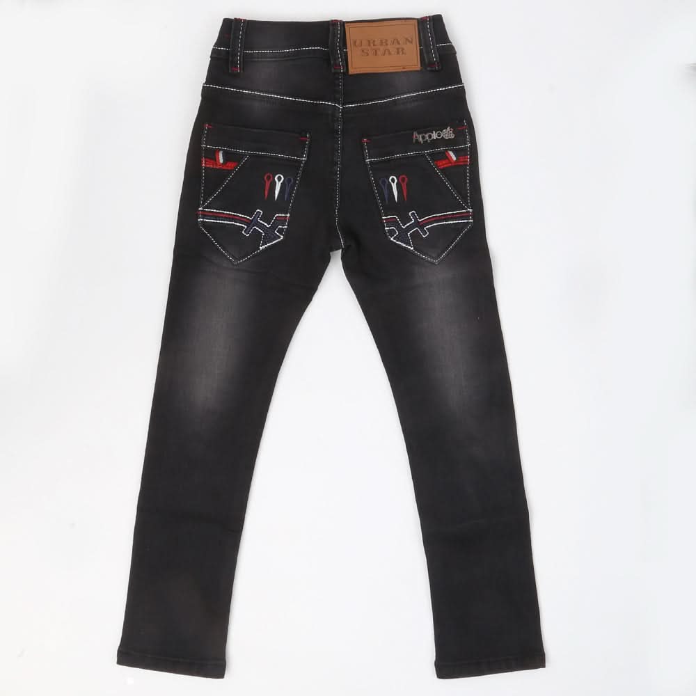 Boys Denim Pant - Black, Kids, Boys Pants, Chase Value, Chase Value