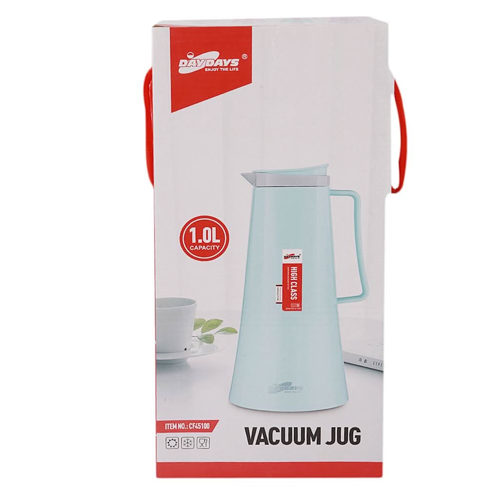 Vacuum Flask Thermos Jug 1.0 Liters - Cyan, Home & Lifestyle, Glassware & Drinkware, Chase Value, Chase Value