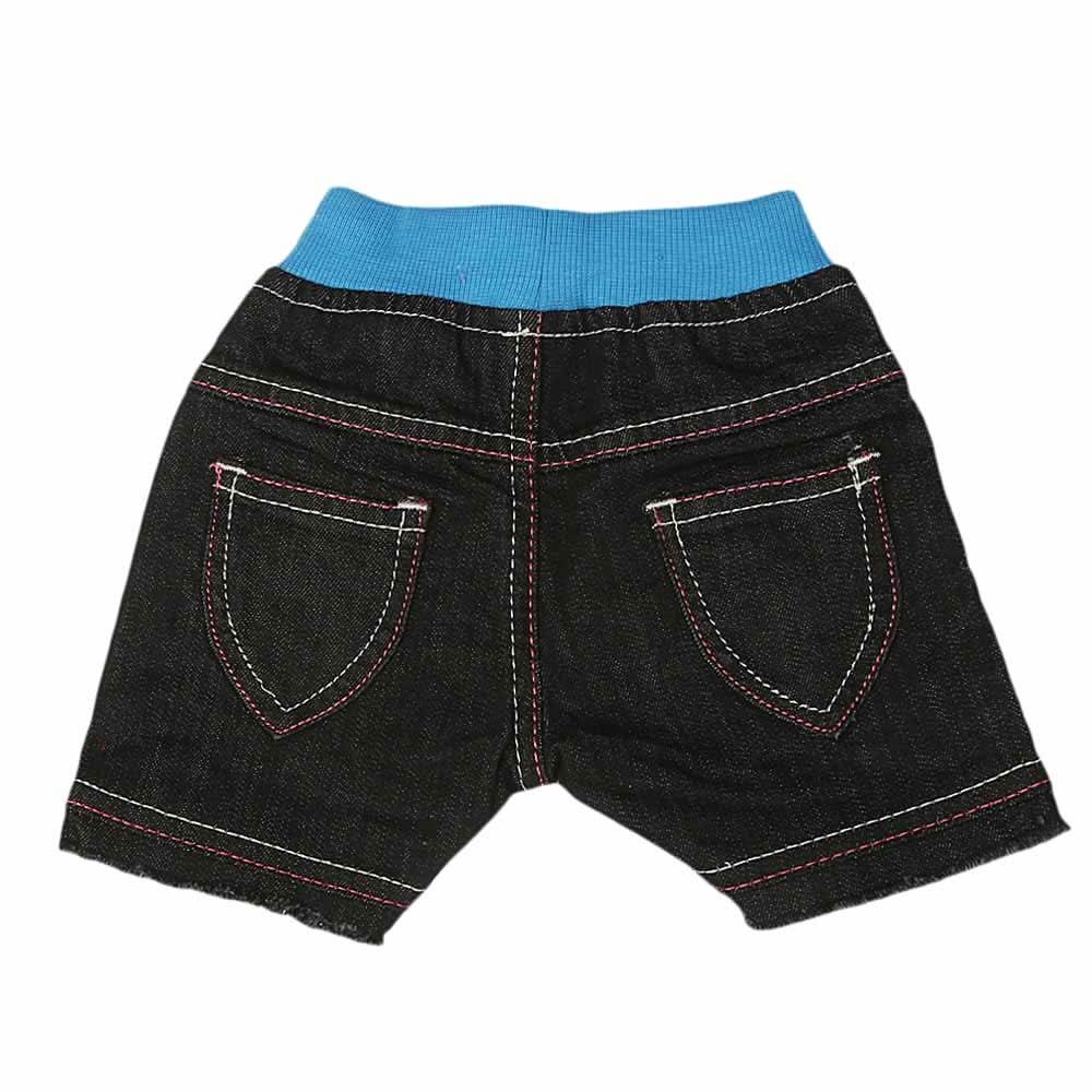 Newborn Girls Denim Short  - Dark Grey, Kids, NB Boys Shorts And Pants, Chase Value, Chase Value