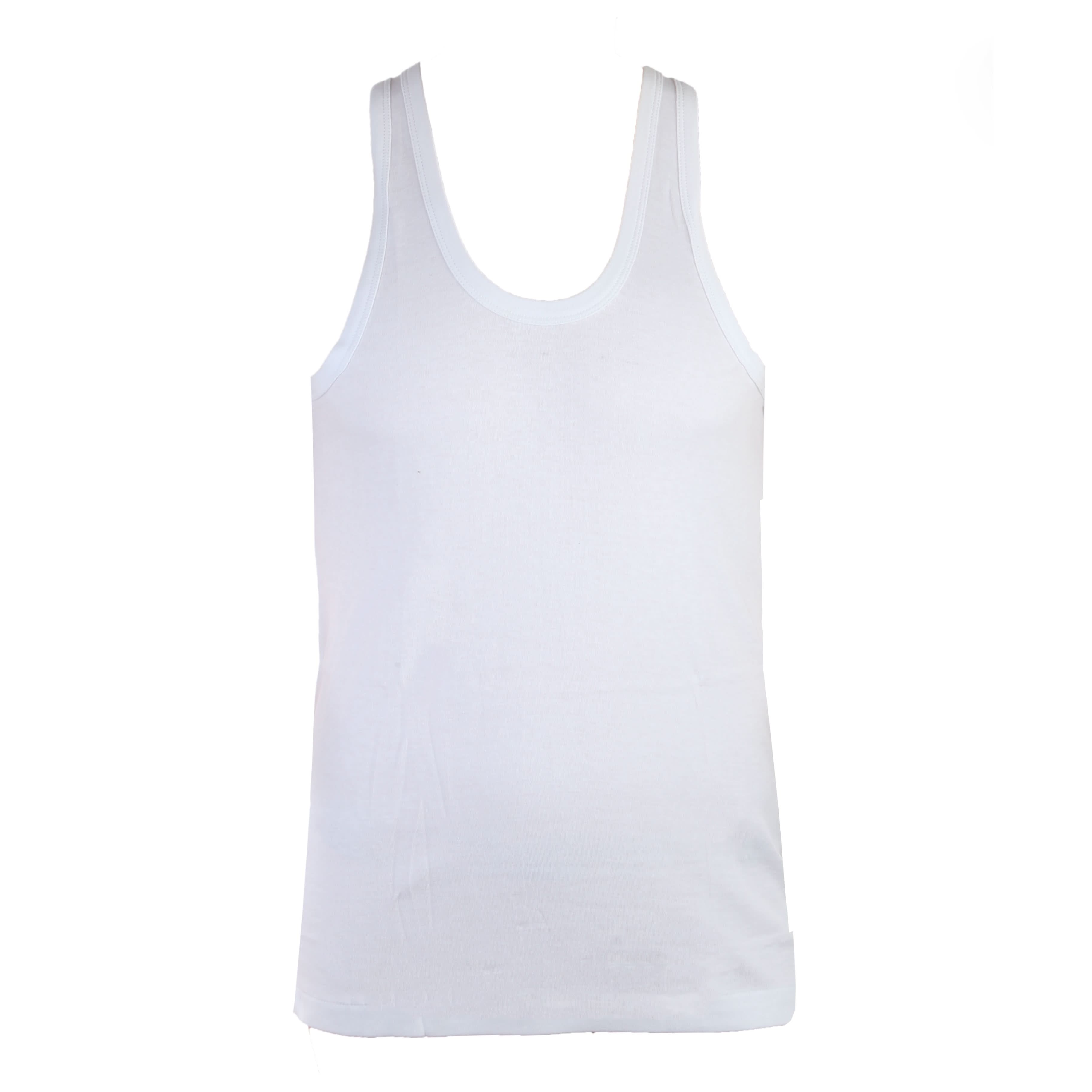 Lily Interlock Sando Vest - White, Men, Vest, Men, Underwear, Chase Value, Chase Value