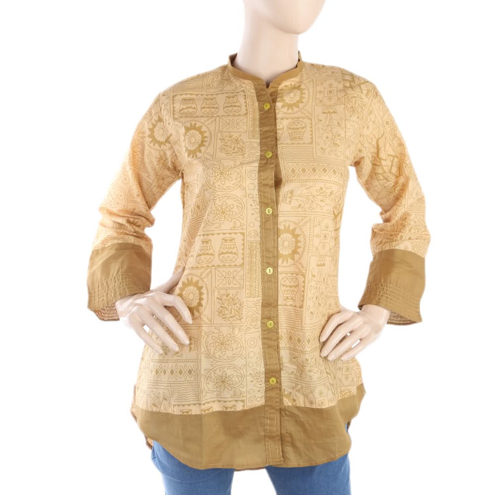 Women's Casual Shirt - Beige, Women, T-Shirts And Tops, Chase Value, Chase Value