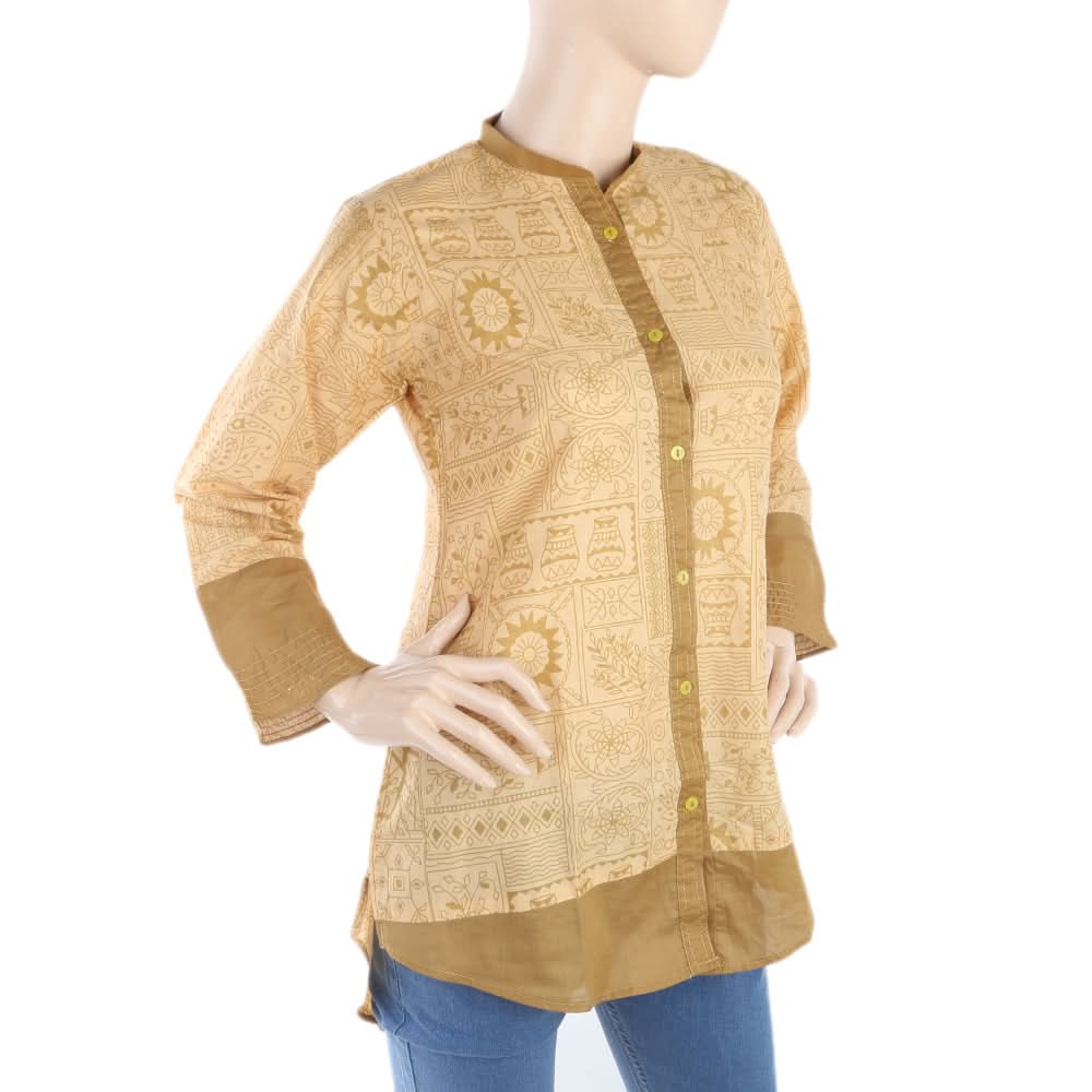 Women's Casual Shirt - Beige, Women, T-Shirts And Tops, Chase Value, Chase Value