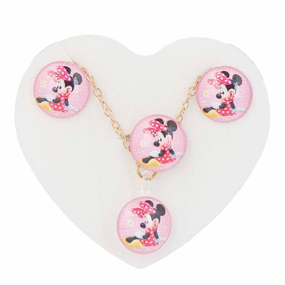Girls Locket Set - Pink, Kids, Jewellery Sets, Chase Value, Chase Value