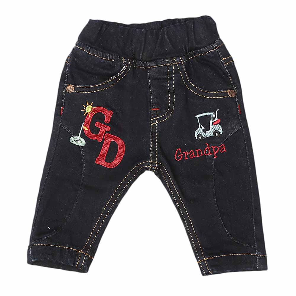 Newborn Boys Denim Pants - Blue, Kids, NB Boys Shorts And Pants, Chase Value, Chase Value