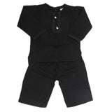 Newborn Plain Shalwar Suits - Black, Kids, Newborn Boys Shalwar Suits, Chase Value, Chase Value