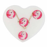 Girls Locket Set - Pink, Kids, Jewellery Sets, Chase Value, Chase Value