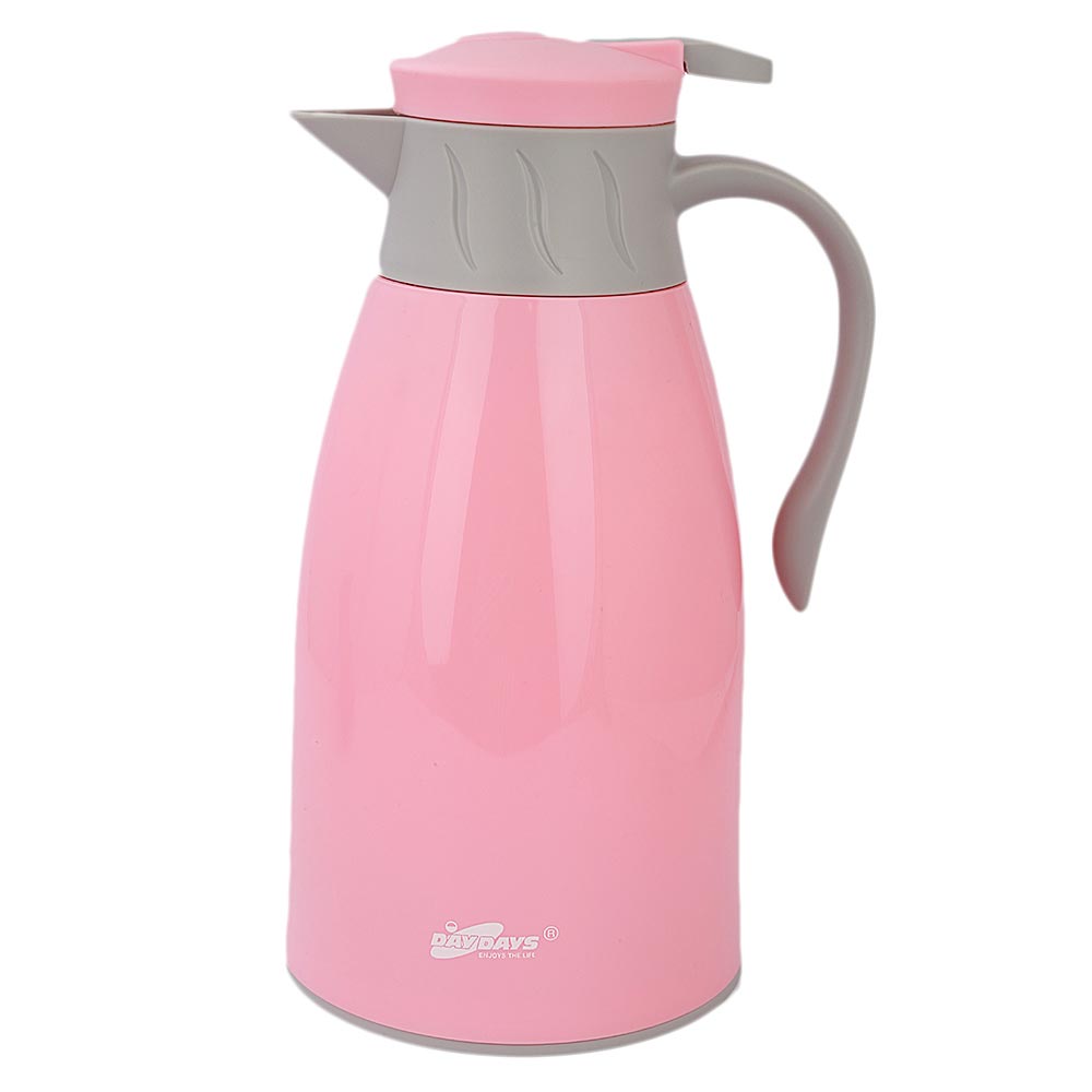 Vacuum Flask Thermos Jug 1.3 Liters - Pink, Home & Lifestyle, Glassware & Drinkware, Chase Value, Chase Value