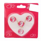 Girls Locket Set - Pink, Kids, Jewellery Sets, Chase Value, Chase Value
