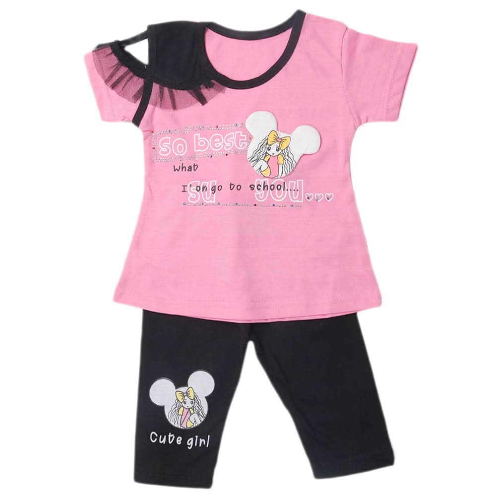 Girls Pajama Suits - Pink, Kids, Girls Sets And Suits, Chase Value, Chase Value