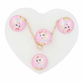 Girls Locket Set - Pink, Kids, Jewellery Sets, Chase Value, Chase Value