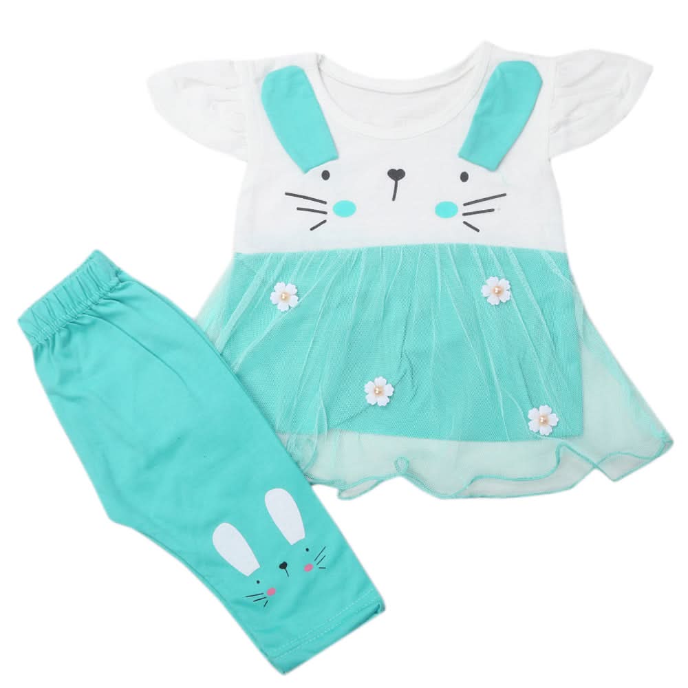 Girls Pajama Suits - Sea Green, Kids, Girls Sets And Suits, Chase Value, Chase Value