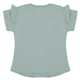 Girls Half Sleeves Printed T-Shirt - Sea Green, Girls T-Shirts, Chase Value, Chase Value