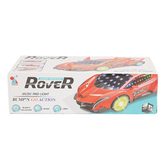 High Speed Car With Music And Light For Kids - Red - test-store-for-chase-value