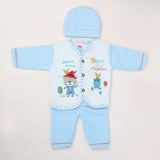 Newborn Boy Full Sleeves Polar Suit 7165 - Blue, Kids, NB Boys Sets And Suits, Chase Value, Chase Value