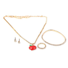 Girls Jewellery Set - Golden, Kids, Jewellery Sets, Chase Value, Chase Value
