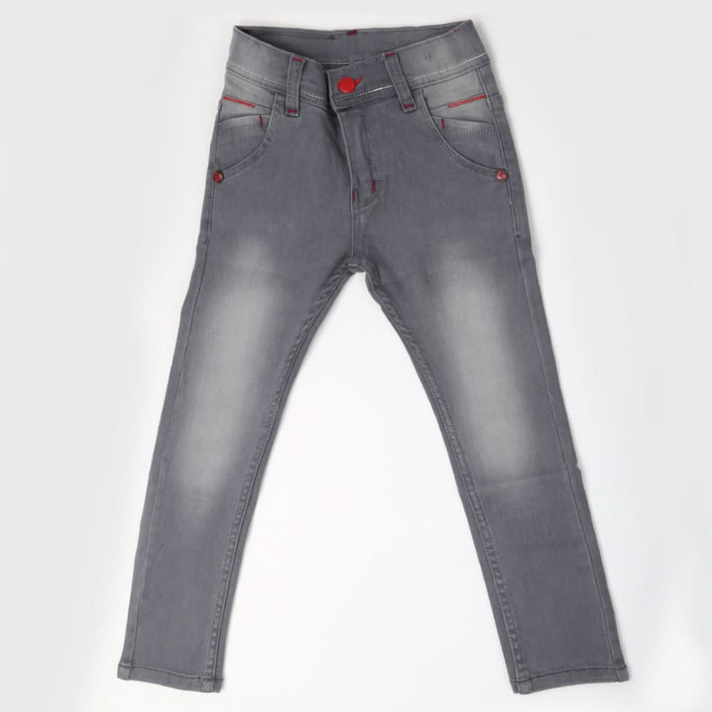Boys Denim Pant - Grey, Kids, Boys Pants, Chase Value, Chase Value