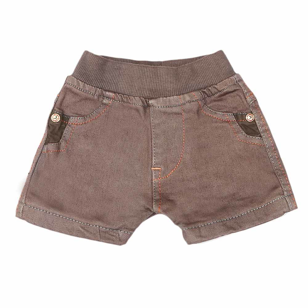 Newborn Boys Denim Short  - Brown, Kids, NB Boys Shorts And Pants, Chase Value, Chase Value