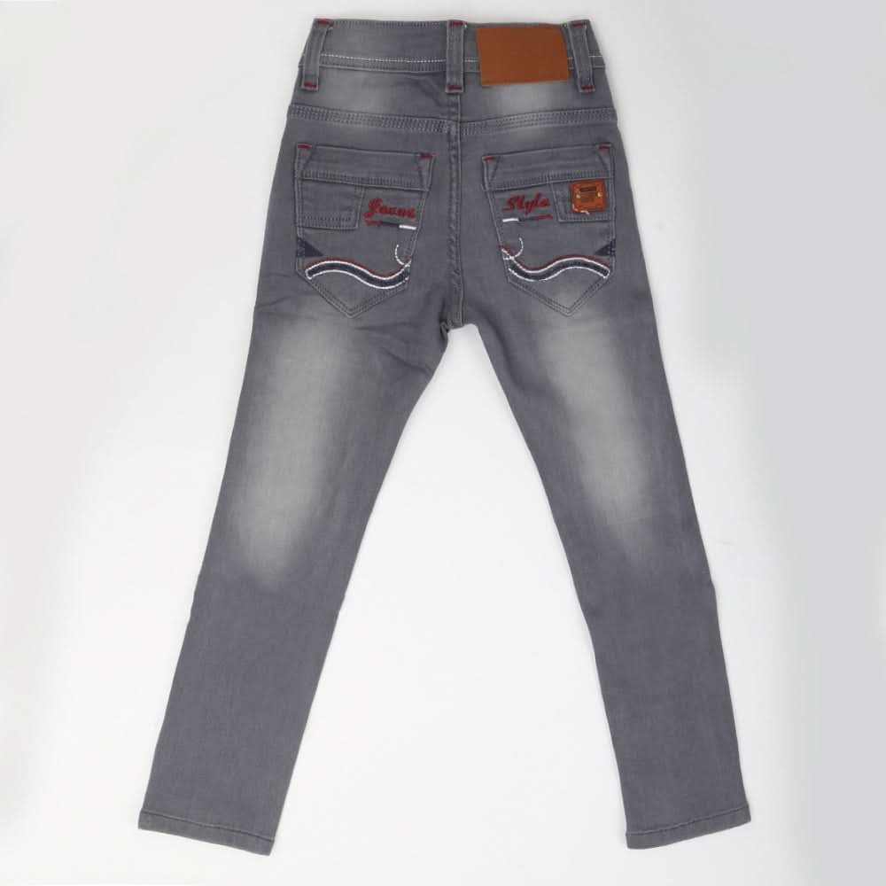 Boys Denim Pant - Grey, Kids, Boys Pants, Chase Value, Chase Value